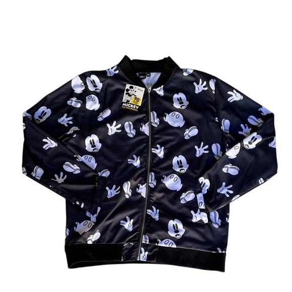 Vintage  Disney Mickey Mouse 90th Anniversary Bomber Jacket - XL - Picture 1 of 9